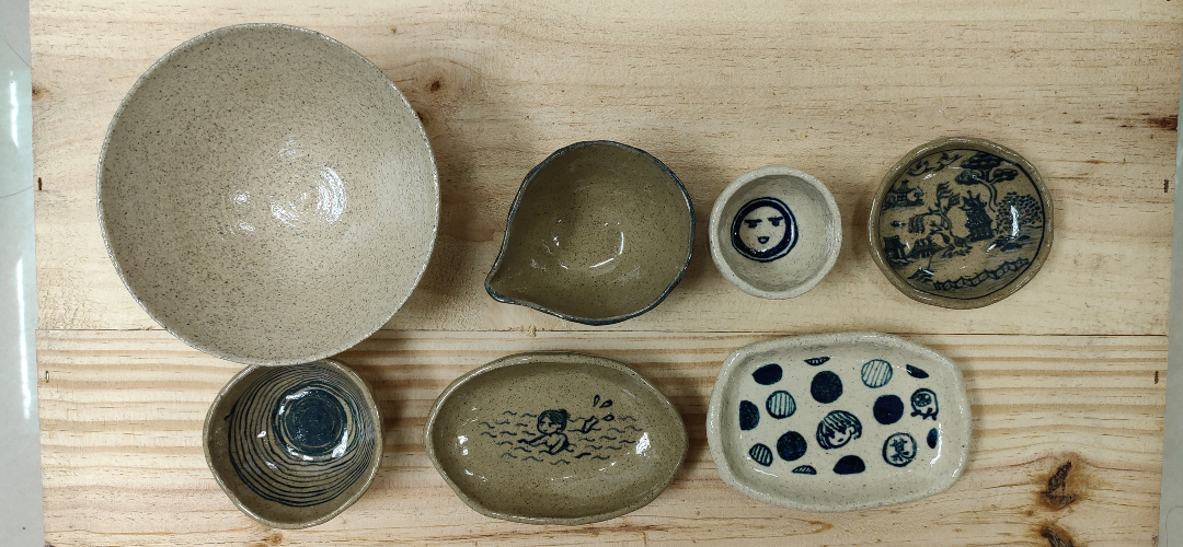 青花手感小物 – 陶藝工作坊
